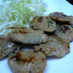 รูปของ 豚肉と大葉のにんにく包み焼き