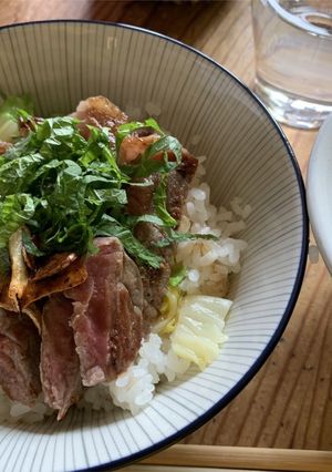 安いお肉でも美味しくステーキ丼（4人分）-レシピのメイン写真