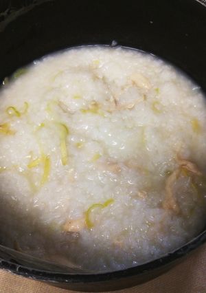 鶏むね肉のお粥-レシピのメイン写真