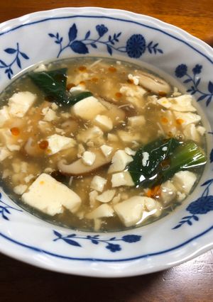 お豆腐の中華スープ-レシピのメイン写真