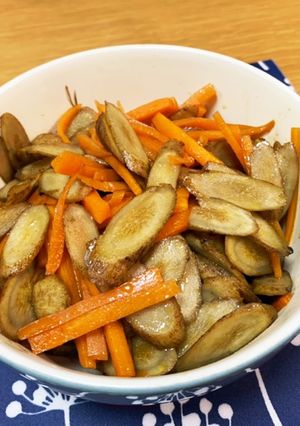 洋食風味付けきんぴらごぼう-レシピのメイン写真