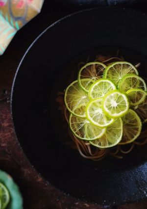 すだち蕎麦…ならぬ、ライム蕎麦-レシピのメイン写真