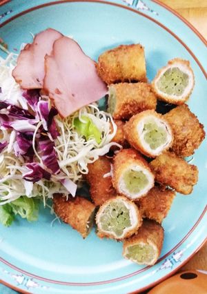 ふきがメインの肉巻きフライ-レシピのメイン写真
