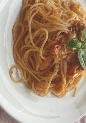 ♡ツナとミニトマトのソースdeパスタ♡-レシピのメイン写真