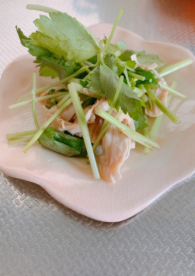 調味量は2つ！簡単☆ささみとみつばあえ-レシピのメイン写真