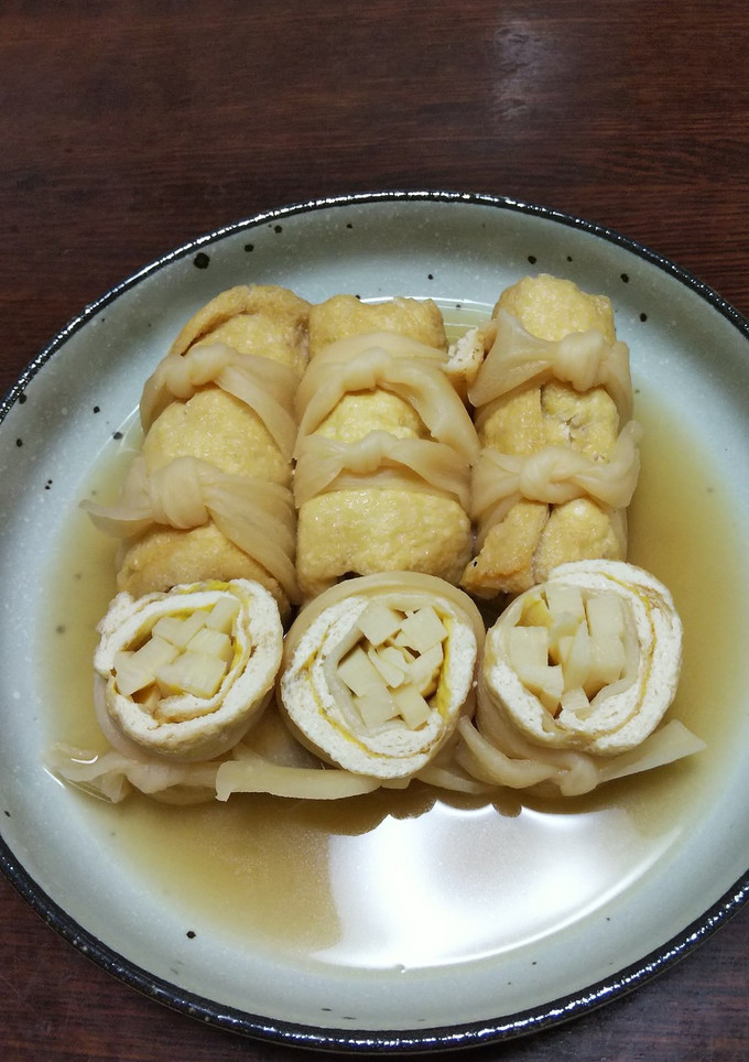 タケノコの油揚げ巻き-レシピのメイン写真