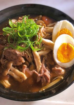 豚こまきのこあんかけラーメン-レシピのメイン写真