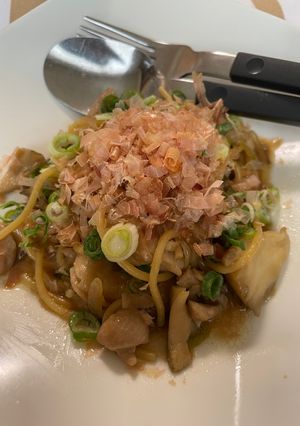 鶏肉ときのこのおだし香るペペロンチーノ-レシピのメイン写真