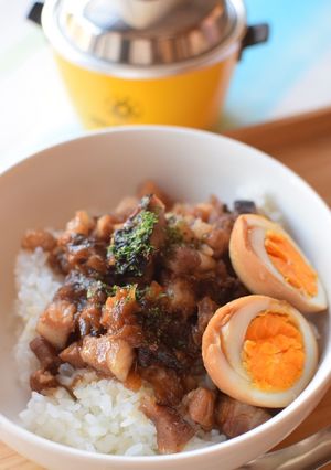 ◤電鍋レシピ◢ルーロー飯（滷肉飯魯肉飯）-レシピのメイン写真