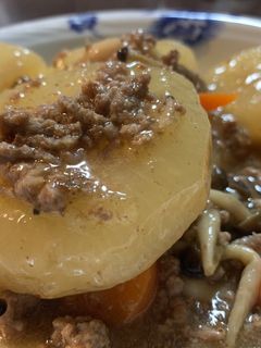 大根人参としめじのそぼろ煮☆-レシピのメイン写真