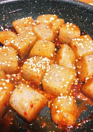 ダイエットにも◎深いお味の甘辛味噌蒟蒻-レシピのメイン写真