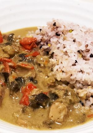 簡単♫グリーンカレー(タケノコ代用)-レシピのメイン写真