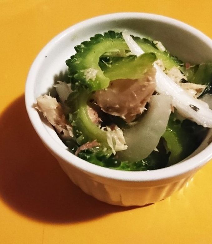 ゴーヤとサバ缶のサラダ-レシピのメイン写真