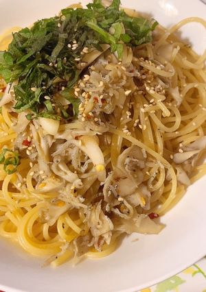 しらすと長ネギのパスタ-レシピのメイン写真
