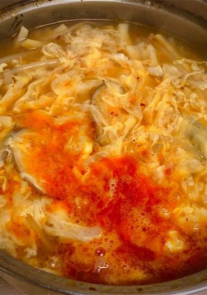 残った麻婆豆腐で酸辣湯（サンラータン）-レシピのメイン写真