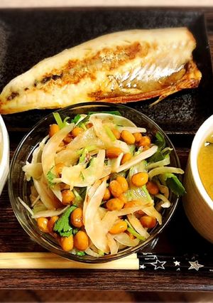 新玉ねぎの納豆三葉和え-レシピのメイン写真
