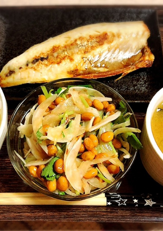 新玉ねぎの納豆三葉和え-レシピのメイン写真