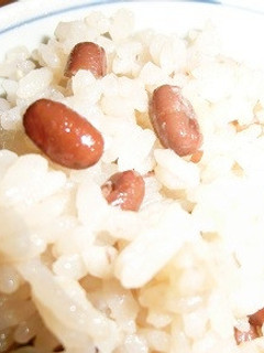 お赤飯より簡単、小豆ごはん-レシピのメイン写真