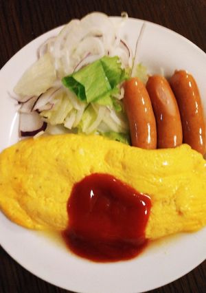 レンジで簡単ふんわりチーズオムレツ✨-レシピのメイン写真