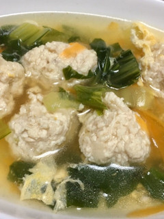 ふわふわ肉団子スープ-レシピのメイン写真