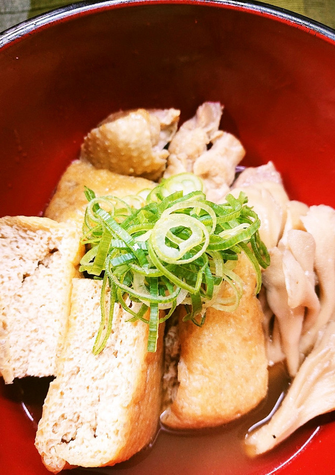 簡単！栃尾揚げと鶏肉と舞茸DEさっと煮♪-レシピのメイン写真