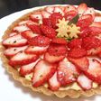 母の日ケーキ・いちごのカスタードタルト