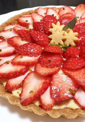 母の日ケーキ・いちごのカスタードタルト-レシピのメイン写真