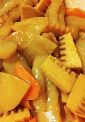 うまー！！筍とこんにゃくのてりてり煮♪-レシピのメイン写真