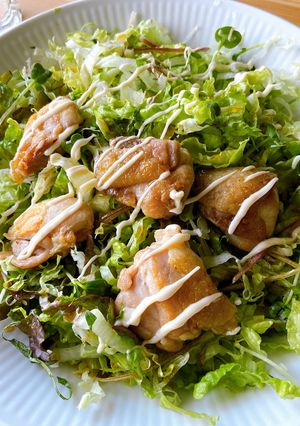 糖質オフ☆野菜と鶏肉のヘルシーサラダ-レシピのメイン写真