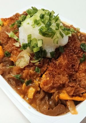 パックご飯で作る「味しみカツ煮ご飯」-レシピのメイン写真