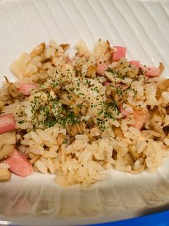 雪国極み舞茸とベーコンのピラフ-レシピのメイン写真