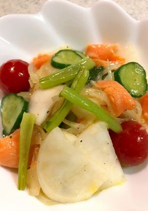 かぶとスモークサーモンのマリネ☆-レシピのメイン写真