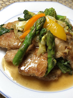 たっぷり野菜と豚もも肉のオイスター炒め-レシピのメイン写真