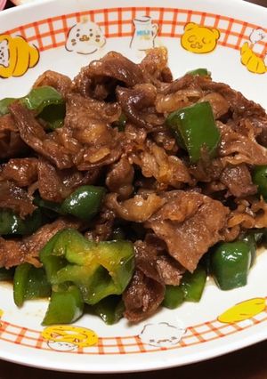 自家製焼肉タレ♡牛肉ピーマンスタミナ炒め-レシピのメイン写真