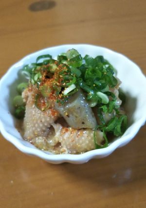 鶏皮みそ煮-レシピのメイン写真