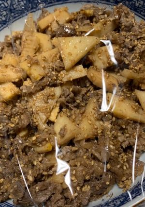 短時間で簡単牛肉と竹の子のしぐれ煮-レシピのメイン写真