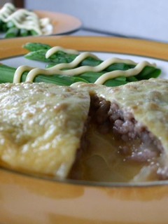 和風*簡単肉入りオムレツ-レシピのメイン写真