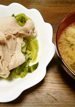 合体しゃぶしゃぶとお味噌汁-レシピのメイン写真