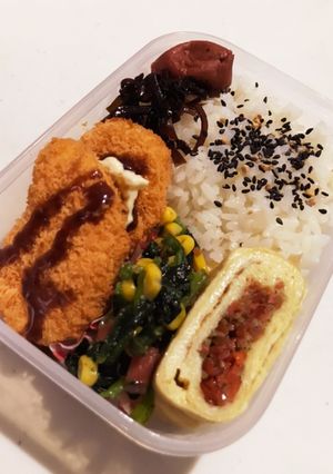 旦那さんのお弁当300-レシピのメイン写真