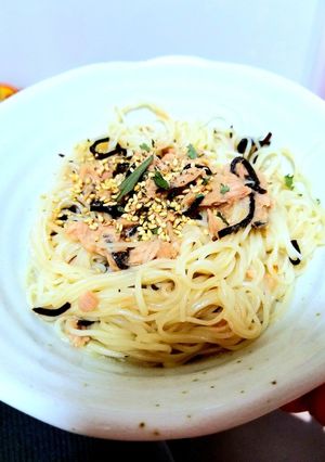 そうめんのツナと塩こんぶ和え-レシピのメイン写真