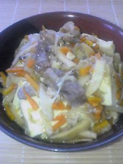 野菜たっぷり肉豆腐-レシピのメイン写真