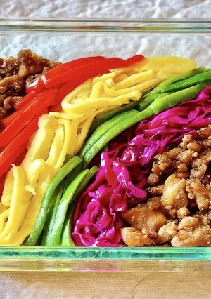 笑顔になる☆虹のお弁当☆-レシピのメイン写真