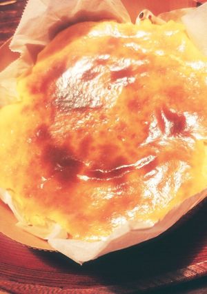 全卵簡単❗バスク風チーズケーキ-レシピのメイン写真