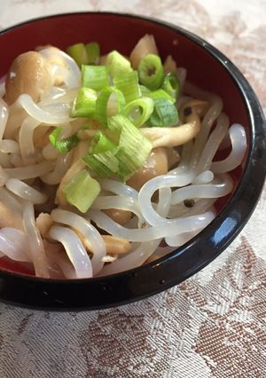 しめじ（きのこ）と白滝のごま油炒め-レシピのメイン写真