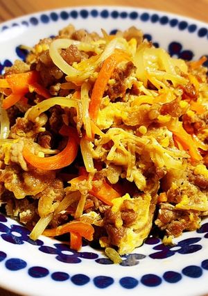牛肉ともやしの甘辛炒め-レシピのメイン写真