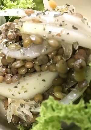 レンズ豆と玉ねぎのマリネ-レシピのメイン写真