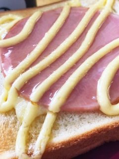ハムチーズ☆はちみつトースト-レシピのメイン写真