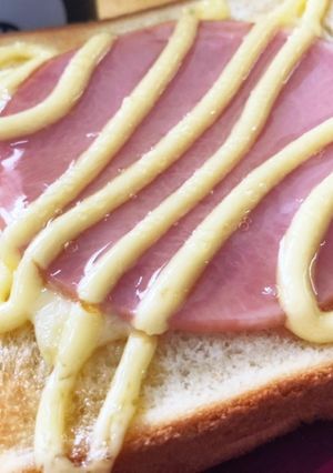 ハムチーズ☆はちみつトースト-レシピのメイン写真