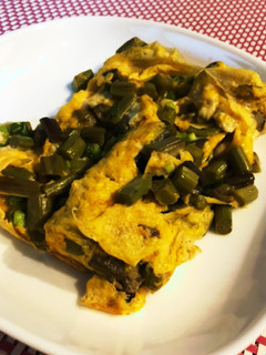 ゼンマイの卵焼き-レシピのメイン写真