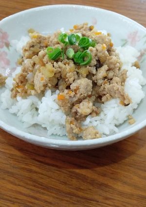 簡単鶏そぼろご飯。-レシピのメイン写真